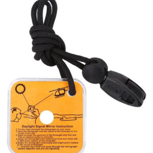 Espejo De Señal De Rescate Militar Multifuncional 17x8 Cm Color