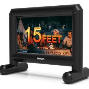 Pantalla De Proyector Inflable 15 Pies Para Exteriores Fácil
