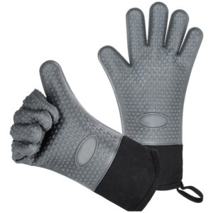 Guantes De Silicona Doble Capa Resistentes Al Calor Para Coc