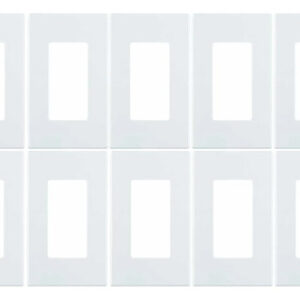 Placa De Pared Blanco Sin Tornillos 10 Unidades Decorador