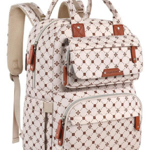 Mochila De Pañales Rosada Con Bolsillos Aislados Y Correas Rosado (pink05) Diseño De La Tela