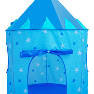 Casa De Campaña Infantil Diseño Castillo 105x105x135 Cm Azul1