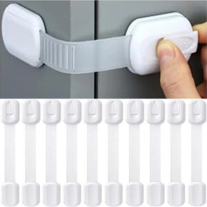 Cerraduras De Seguridad Para Niños 10 Piezas Ajustables Para Color