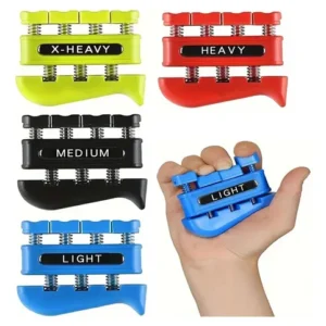 Ejercitador De Fuerza Para Dedos Ajustable 4 Piezas Antidesl Four Colors
