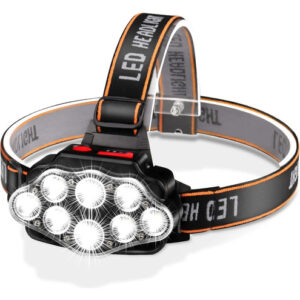 Linterna Frontal Led Recargable 5000 Lúmenes Impermeable Ipx Color De La Luz Color De La Linterna