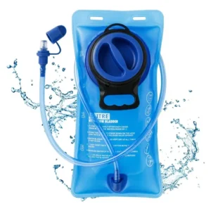 Bolsa De Agua Hidratación Portátil 2.0l Sin Bpa Azul