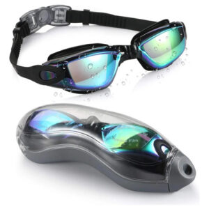 Gafas De Natación Unisex Anti-niebla Protección Uv Comodidad Negro