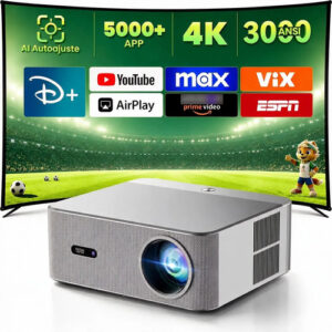 Proyector 4k Inteligente Wifi Enfoque Automático 3000 Ansi