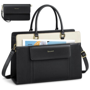 Bolsa De Mano Portátil Para Mujer Negra 15.6 Pulgadas Extrag