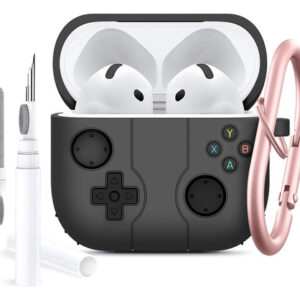 Funda Silicona AirPods 4 Generación A Prueba De Golpes Gris