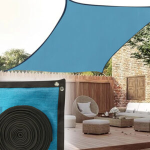 Malla Sombra Toldo Raschel 90 4x2m Azul Miami Resistente Uv Azul Miami