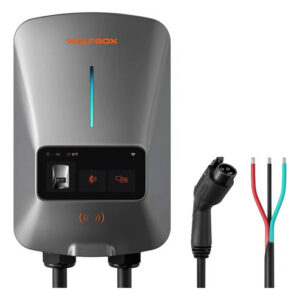 Cargador Ev Nivel 2 50a Con Cable 7.6 M Rfid Interior Exteri