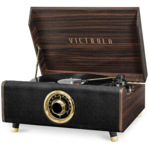 Tocadiscos Bluetooth 3 Velocidades Con Radio Fm Y Altavoces Espresso