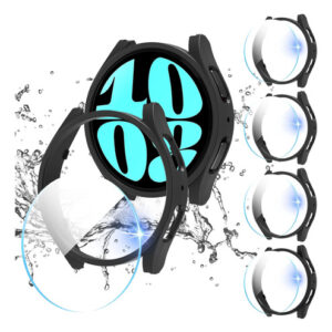 Funda Y Protector Hd Para Samsung Galaxy Watch 6 40mm Negro