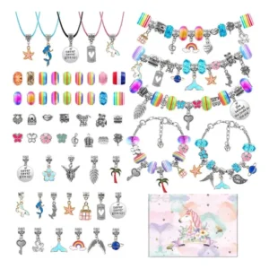 Kit De Pulseras Para Niñas 100 Piezas Manualidades Diy Multi