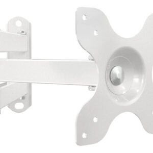 Soporte Para Tv De Pared 13 A 32 Pulgadas Inclinable Y Girat Blanco