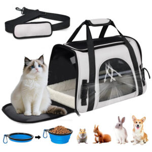 Mochila Transportadora Plegable Para Gato Y Perro Hasta 10 K