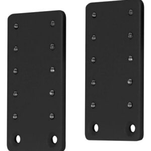 Soporte De Altura Para Teclado Y Mouse Negro Ajustable 12cm Negro