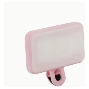 Luz Led Clip Portátil Para Celular Y Videollamadas Rosa Rosa