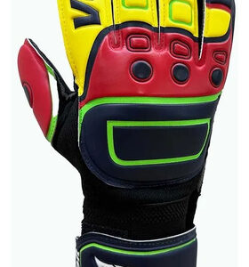 Guantes De Portero Adulto Multicolor Palma Plana Con Varilla Multicolor Adulto
