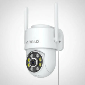 Cámara De Seguridad Wifi 2k Interior Exterior Visión Nocturn White