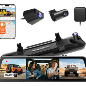 Espejo Retrovisor Con Cámara 4k Interior Exterior Gps Contro