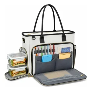 Bolsa Para Laptop Mujer Con Lonchera Integrada 15.6 Pulgadas