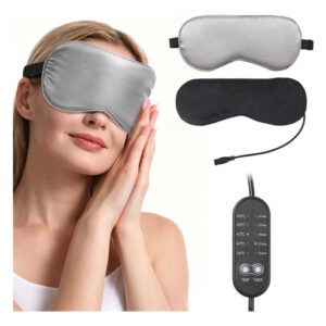 Antifaz Térmico Para Ojos Usb 5 Niveles De Calor Gris