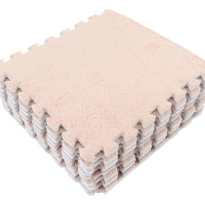 Alfombrillas De Espuma De Felpa Suaves 10 Piezas Color Bronc
