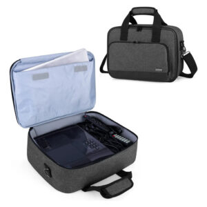 Funda De Transporte Para Proyector Con Bolsillos Negra 40 Cm Negro