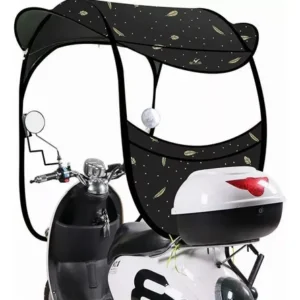 Toldo Impermeable Negro Para Motocicletas Y Scooters 278 Cm Negro Talla