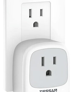 Multicontacto Pared 4 En 1 1 Salida Ca 3 Usb Cargador Portát Gris