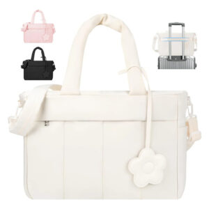 Bolsa Tote Mujer Impermeable Grande Con Divisores Y Correas