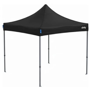 Toldo Plegable 3x3 Negro Impermeable Protección Uv Ajustable Negro