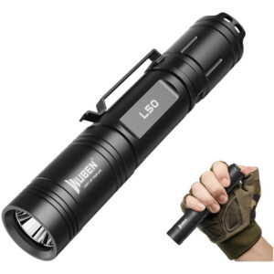 Linterna Led Recargable 1200 Lúmenes Ip68 Para Camping Y Sen Beige