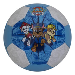 Balón De Fútbol Infantil Paw Patrol Talla 3 Suave 19 Cm Blanco/azul