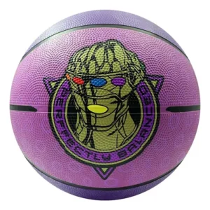 Balón De Basquetbol No 7 295 Cm Sintético Uso Recreativo Morado