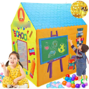 Casa De Campaña Para Niños Plegable Moderna Con Luces 40 Cm Color