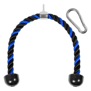Cuerda De Nailon Tricep Con Accesorios Para Gym Azul Negro