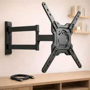 Soporte De Pared Para Tv De 26 A 65 Pulgadas Giratorio E Inc Negro