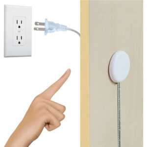 Interruptor Táctil Oculto 250w On-off 1.8m Para Lámparas Blanco