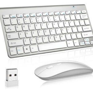 Kit Teclado Y Ratón Inalámbricos Ergonómicos Blanco Usb Color Del Teclado Color Del Mouse