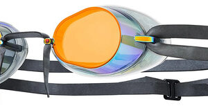 Lentes De Natación Antivaho Montura Completa Protección Uv Metal Fire