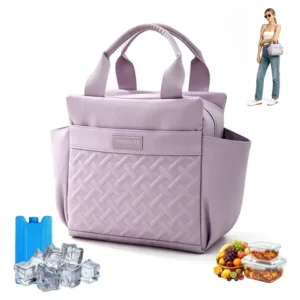 Lonchera Térmica Para Mujer Aislamiento 10l Púrpura Casual