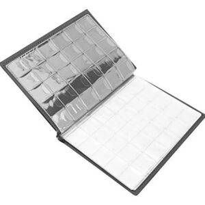 Álbum De Colección De Monedas 250 Bolsillos Marrón 10 Página