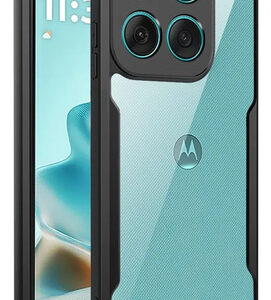 Funda Transparente Para Moto Edge 60 Y Edge 60 Fusion 5g Negro Nombre Del Diseño