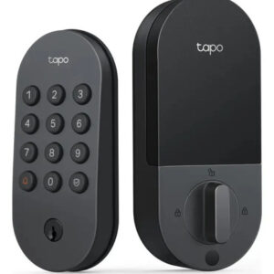 Cerradura De Puerta Inteligente Tapo Dl100 Con Wi-fi Negro