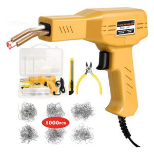 Kit Soldador Plástico 1000 Grapas Calentamiento Rápido Multi Amarillo
