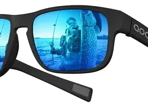 Anteojos De Sol Polarizados Flotantes Para Pesca Color Negro