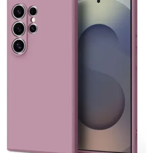 Funda Silicona Rosa Para Samsung Galaxy S25 Ultra 5g Delgado